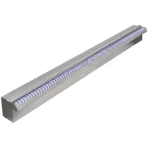 vidaXL Wasserfall Edelstahl 90 cm