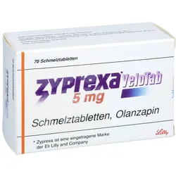 Zyprexa Velotab 5 mg Schmelztabletten 70 St