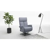 sit&more TV-Sessel Triple Seven Xtra large Federkern 86 x 111 x 86 cm grau mit Kopfteil- & Drehfunktion