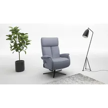sit&more TV-Sessel Triple Seven Xtra large Federkern 86 x 111 x 86 cm grau mit Kopfteil- & Drehfunktion