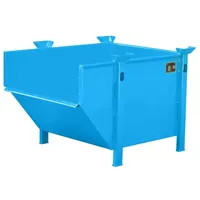 Bauer Südlohn Materialbehälter BBM 500, lackiert, Lichtblau