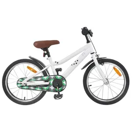 vidaXL Kinderfahrrad 18 Zoll weiß