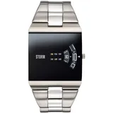 Storm London New Remi SQ Black, 47430/BK Herrenarmbanduhr - Silber/Schwarz