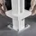 Ambiente Home Glaszaun Erweiterungsset 187 x 55,7 cm Weiß