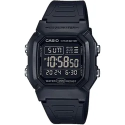 Chronograph, schwarz (schwarz, schwarz), CASIO TIMELESS COLLECTION, Armbanduhren, Herren, Quarzuhr, Armbanduhr, Herrenuhr, Digitaluhr, Kalender, Stoppfunktion