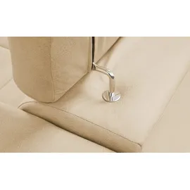 Switch Ecksofa aus Mikrofaser Caro ¦ beige ¦ Maße (cm): B: 289 H: 93 T: 175.0