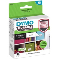 Dymo Hochleistungsetiketten LabelWriter, 25x54mm, wetterfest, weiß, 1 Rolle (2112283)