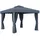 vidaXL Pavillon 3 x 3 m inkl. 4 Seitenteile Anthrazit