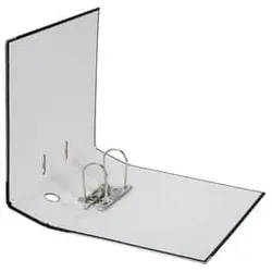 FALKEN Ordner Papier A4 8cm schwarz 11285558 Recycolor