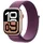 Apple Watch Series 10 GPS + Cellular 42 mm Aluminiumgehäuse roségold Sport Loop pflaume