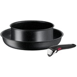 Tefal Ingenio Black Stone Set