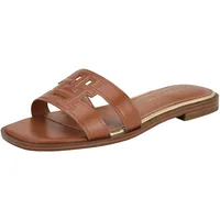 Tommy Hilfiger Damen Terenz Flat Sandal, Braun, 41 EU - 41 EU
