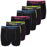 O'Neill Plain schwarz M 6er Pack