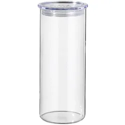 BOHEMIA Cristal Vorratsdose Simax 1400 ml Kristall, Kristalloptik Transparent Klar L (Large)