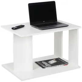 Ricoo Couchtisch WM093-WM Weiß 60 x 40 x 44,5 cm