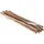 APS Trinkhalme Edelstahl 10 St. Ø 8 mm Länge 21,5 cm Kupfer-Look