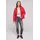 Soccx Outdoorjacke SOCCX, Damen, Gr. M, rot, Steppware, Material: 100% Polyamid, Futter: 100% Polyester, Füllung: 100% Polyester, bedruckt, bestickt, slim fit normal, eingesetzt elastischer Bund, Jacken Outdoorjacke, mit elastischem Saumabschluss