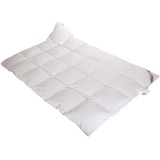 Betten Hofmann 4-Jahreszeitenbett Belladream Daunenbett Daunendecke Kassette 4x6 155x220 cm 100% neue, Füllung: 1200g neue weiße kanadische Daunen, Klasse 1, 100% Daunen weiß