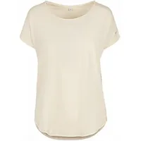 Build Your Brand Rundhalsshirt Damen Long Slub Tee /