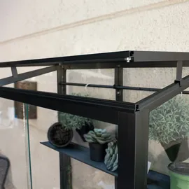 Vitavia Polis 350 0,81 x 0,43 x 1,66 m schwarz inkl. Rollfundament