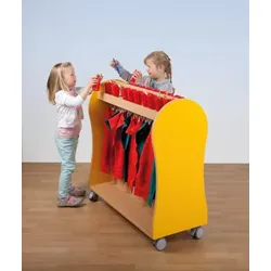 Handtuchwagen mit Ablage und Bilderleiste