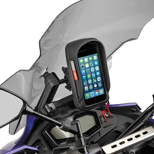 GIVI Halterung zur Montage am Windschild für S902A, S920M, S920L und Navigation-/Smartphone Halter