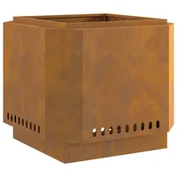 vidaXL Feuerstelle Rauchfrei 58x58x51 cm Cortenstahl Vidaxl