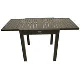 FRG Balkon-Ausziehtisch 70/140 x 70 x 75 cm Dunkelgrau