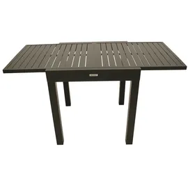FRG Balkon-Ausziehtisch 70/140 x 70 x 75 cm Dunkelgrau