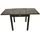 FRG Balkon-Ausziehtisch 70/140 x 70 x 75 cm Dunkelgrau