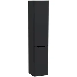 Vitra Integra Round Hochschrank 40 x 37 x 180 cm Graphit Glas/Metall/MDF
