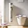 EMCO Asis 2.0 WC-Modul 81 x 17 cm Silber/Weiß Glas