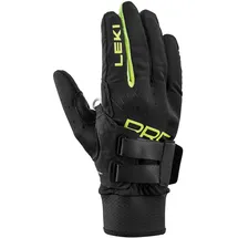 Leki PRC Shark Langlaufhandschuhe Schwarz/Neon Gelb 7