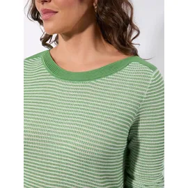 Casual Looks Langarm-Pullover apfel/ecru gemustert 50