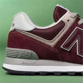 New Balance 574v3 Herren Burgundy / White 38