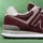 New Balance 574v3 Herren Burgundy / White 38