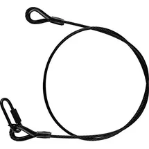 Riggatec Sicherungsseil 100 cm Schwarz