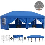 GUNJI Pop-up Partyzelt 3x3/3x6 faltzelt Pavillon Gartenpavillon Winterfestes uv