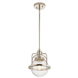 Triocent 1-Licht-Pendelleuchte/Semi-Flush-Nickel