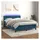 vidaXL Boxspringbett 140 x 200 cm Dunkelblau
