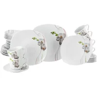 CreaTable Square Kombiservice 30-tlg. Orchidee weiß