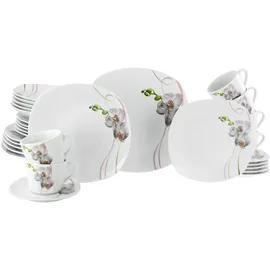 CreaTable Square Kombiservice 30-tlg. Orchidee weiß