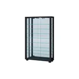 Möbel Kraft Hängevitrine ¦ schwarz ¦ Maße (cm): B: 59 H: 91,3 T: 18.0