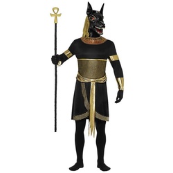 Smiffys Kostüm Anubis, Werdet der ägyptische Gott der Totenriten schwarz M