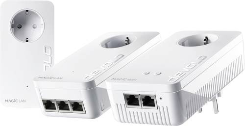 Devolo Magic 2 WiFi triple Streaming Kit Powerline WLAN Network Kit 8728 DE Powerline, WLAN 2400MBit