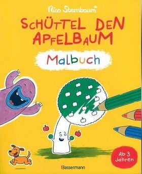 Schüttel den Apfelbaum - Malbuch