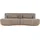 Woood Batavier Webstoff 4-Sitzer Braun