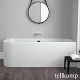 Tellkamp Thela Eck-Badewanne mit Verkleidung, 0100-047-00-AUF/CRWM,