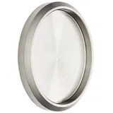 SO-TECH® Türgriff Schiebetürgriff für Glas-Türen & Zimmertüren zum Aufkleben, MILA Griff-Ø: 70 mm zum Aufkleben mit UV-Kleber silberfarben