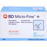 Bb Farma S.R.L. BD MICRO-FINE+ Pen-Nadeln 0,25x8 mm